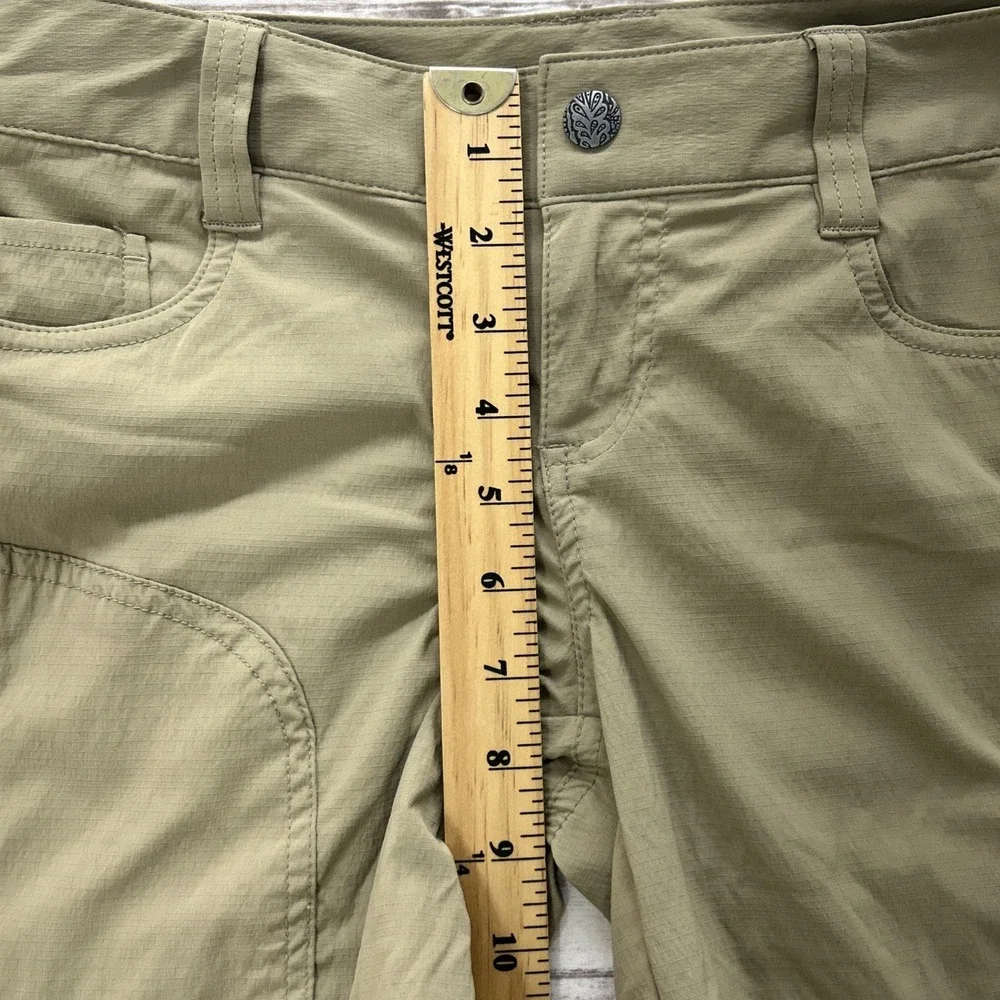 Lot of 2 Prana Haze Tan Green Ripstop Stretch Cargo Shorts W3HAZE115 Size 0